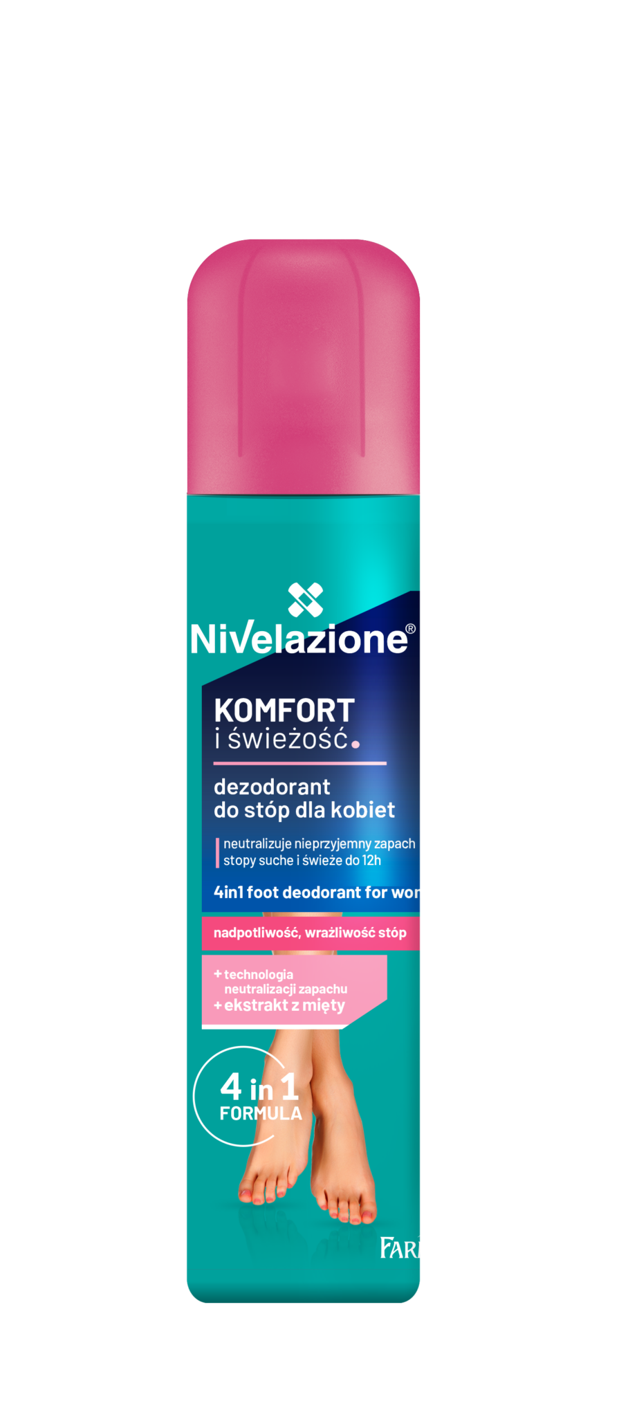 Farmona Nivelazione Feet Comfort Freshness 4 N 1 Foot Deodorant For farmona-nivelazione-feet-comfort-freshness-4-n-1-foot-deodorant-for