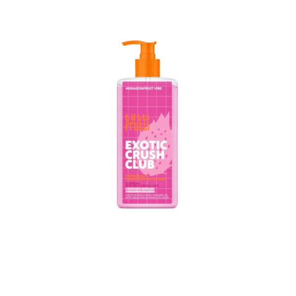 Farmona Tutti Frutti Exotic Crush Club Moisturizing Hydro-Shower Gel Dragon Fruit with Squalane and Vegan Collagen 400ML
