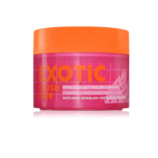 Farmona Tutti Frutti Exotic Crush Club Smoothing Sugar Scrub Dragon Fruit with Squalane and Vegan Collagen 250g